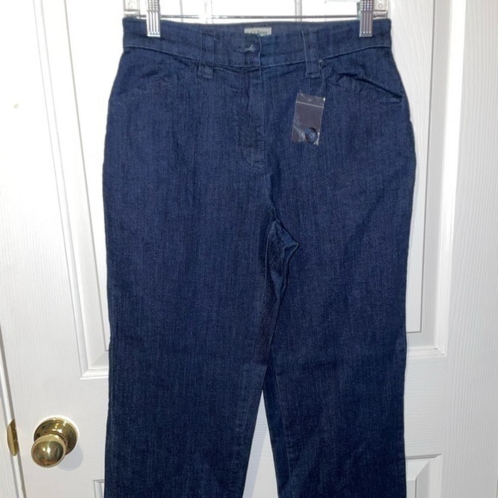 LL Bean womens dress jeans‎ sz 8P NWOT